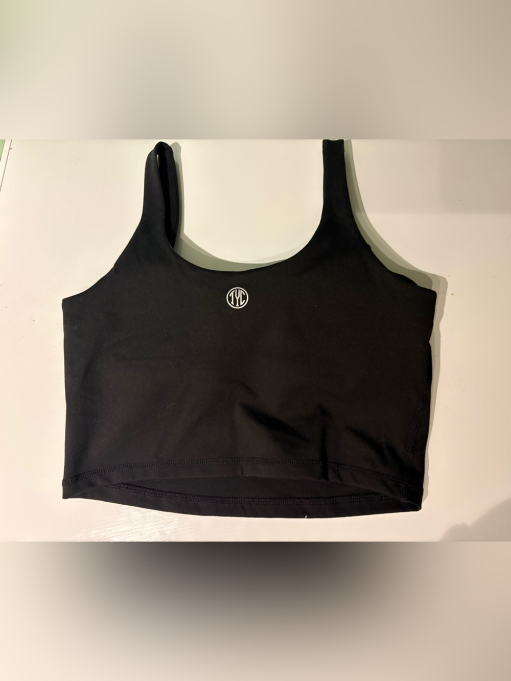 Black Women's Sports Crop Tank - Classic Support